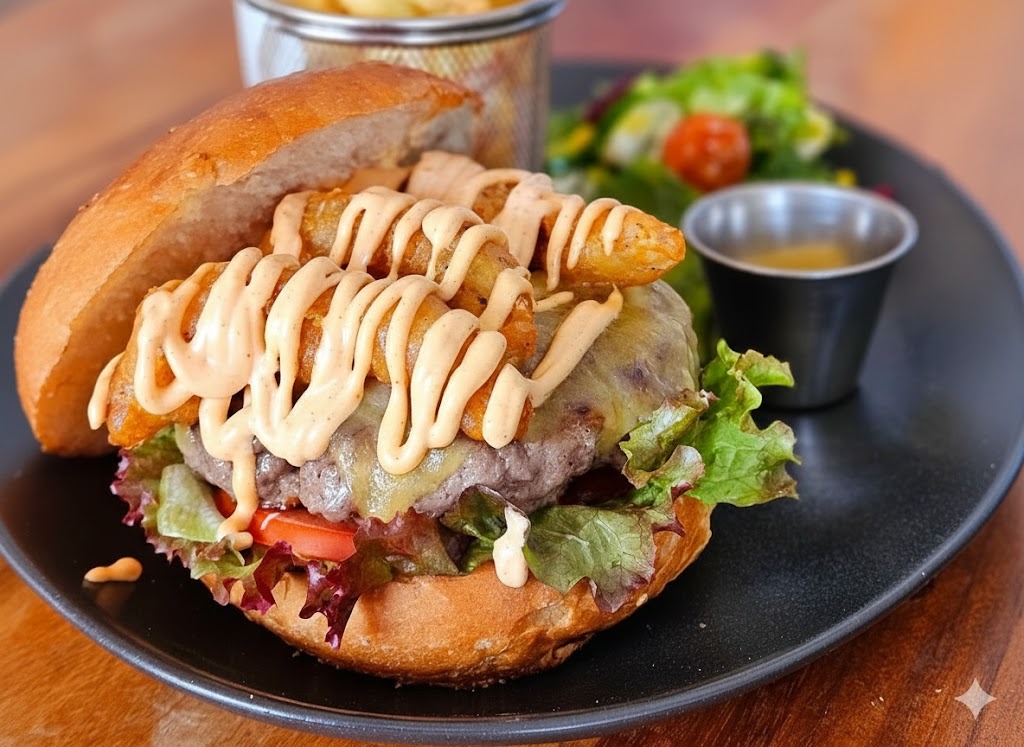 Surf and Turf burger